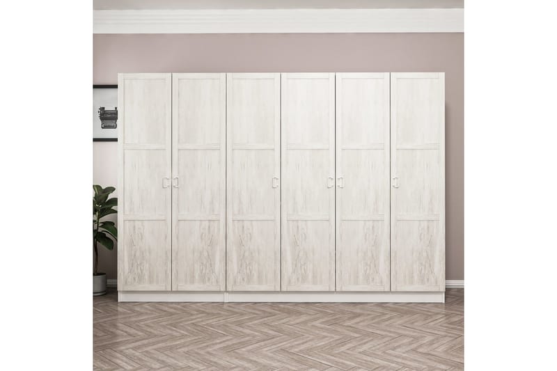 Garderobe Cambrian 270 cm - Hvit - Oppbevaring - Garderober & garderobesystem