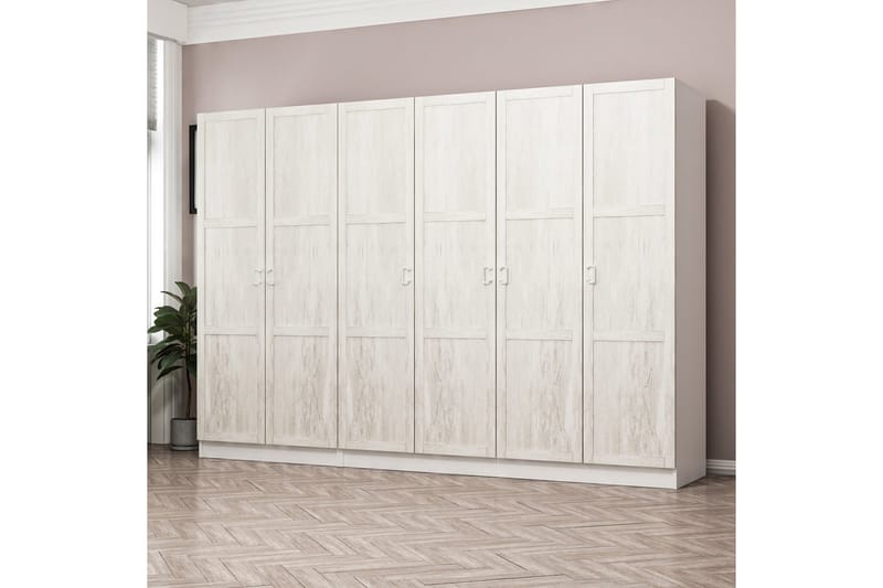 Garderobe Cambrian 270 cm - Hvit - Oppbevaring - Garderober & garderobesystem