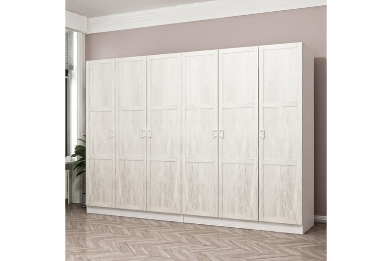 Garderobe Cambrian 270 cm - Hvit - Oppbevaring - Garderober & garderobesystem