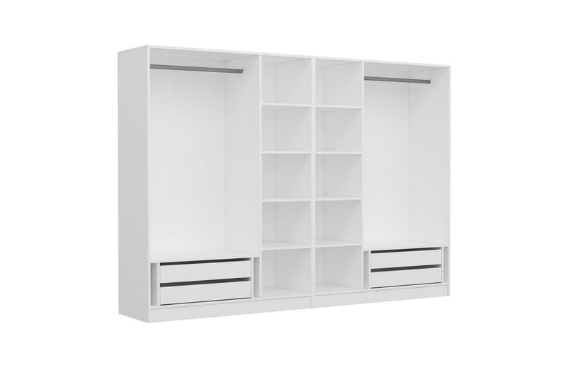 Garderobe Cambrian 270 cm - Hvit - Oppbevaring - Garderober & garderobesystem