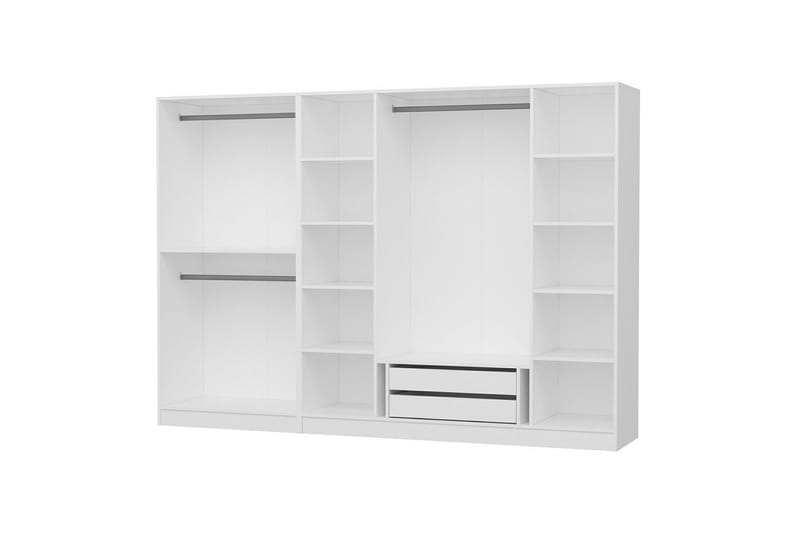 Garderobe Cambrian 270 cm - Hvit - Oppbevaring - Garderober & garderobesystem