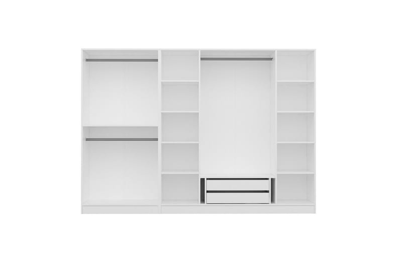 Garderobe Cambrian 270 cm - Hvit - Oppbevaring - Garderober & garderobesystem