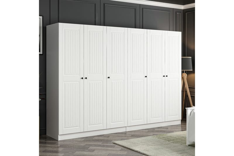 Garderobe Cambrian 270 cm - Hvit - Oppbevaring - Garderober & garderobesystem