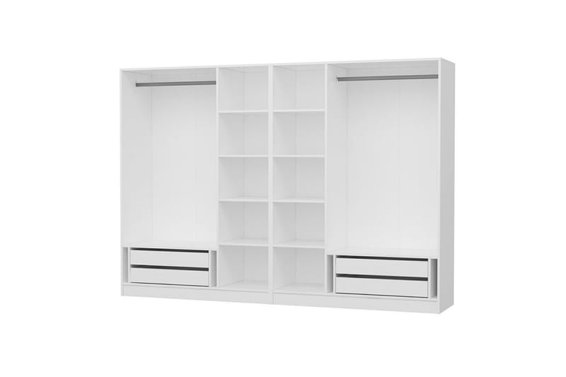 Garderobe Cambrian 270 cm - Hvit - Oppbevaring - Garderober & garderobesystem