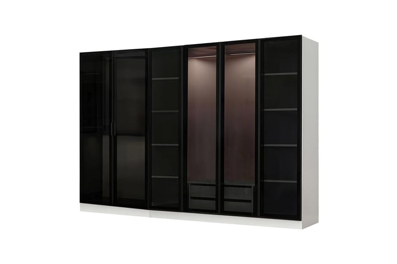 Garderobe Cambrian 270 cm - Hvit - Oppbevaring - Garderober & garderobesystem