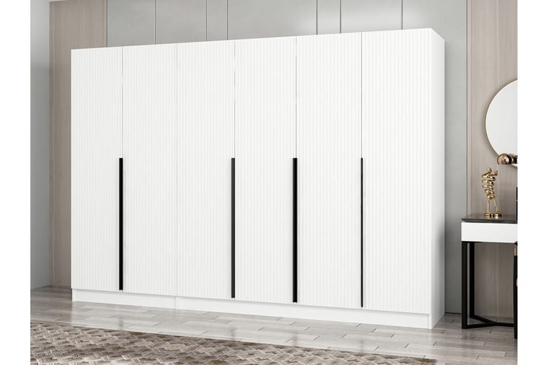 Garderobe Cambrian 270 cm - Hvit - Oppbevaring - Garderober & garderobesystem