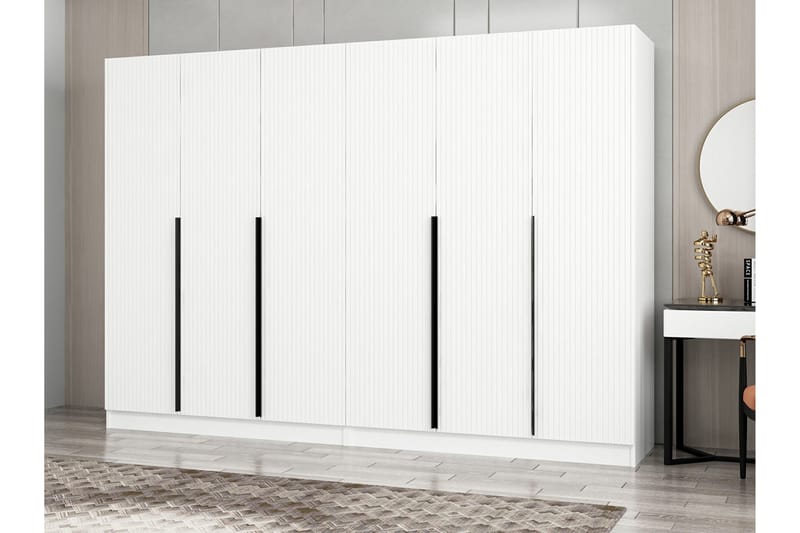 Garderobe Cambrian 270 cm - Hvit - Oppbevaring - Garderober & garderobesystem