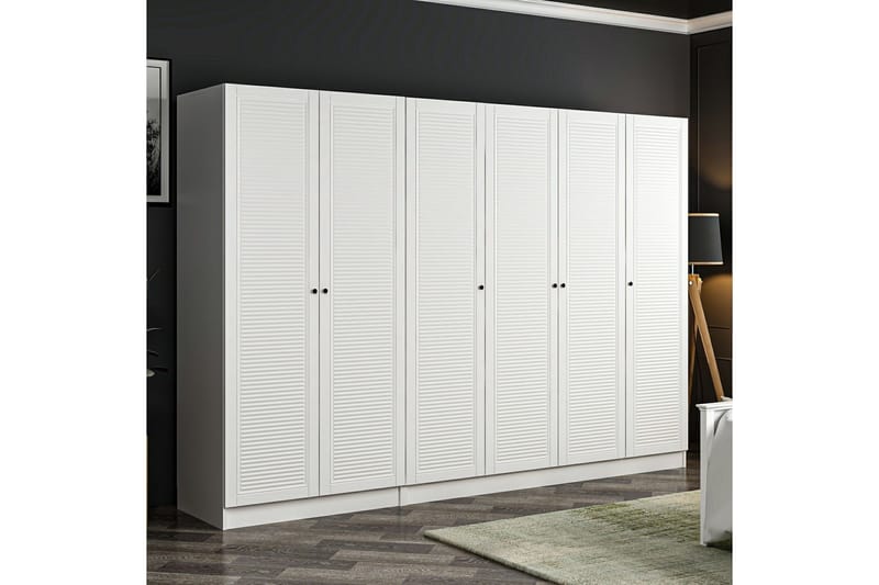 Garderobe Cambrian 270 cm - Hvit - Oppbevaring - Garderober & garderobesystem