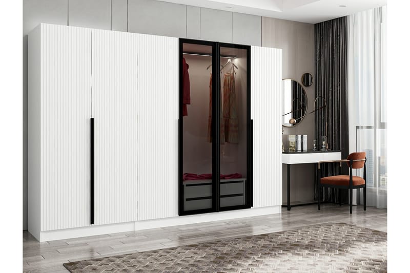 Garderobe Cambrian 270 cm - Hvit - Oppbevaring - Garderober & garderobesystem