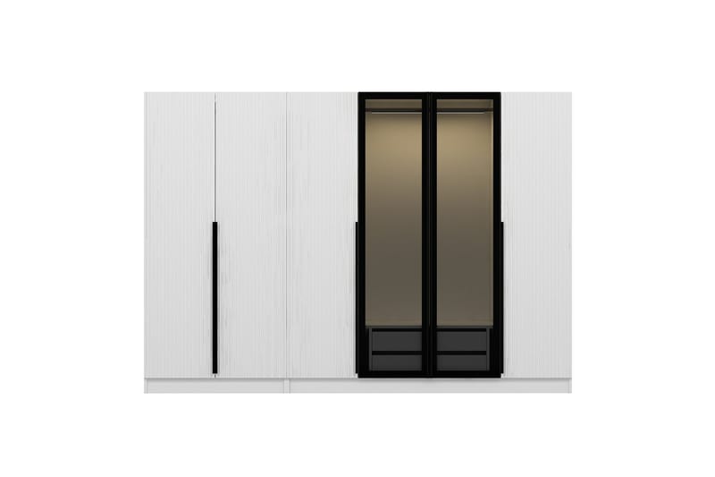 Garderobe Cambrian 270 cm - Hvit - Oppbevaring - Garderober & garderobesystem