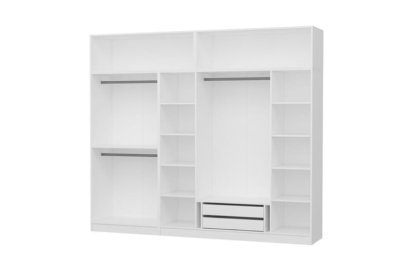 Garderobe Cambrian 270 cm - Hvit - Oppbevaring - Garderober & garderobesystem