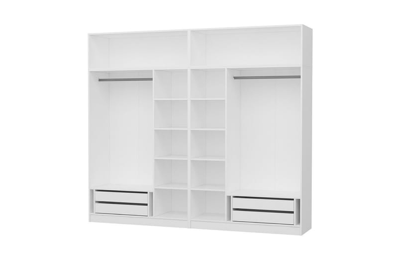 Garderobe Cambrian 270 cm - Hvit - Oppbevaring - Garderober & garderobesystem