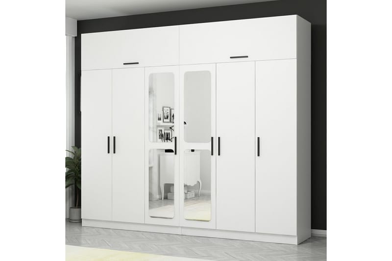 Garderobe Cambrian 270 cm - Hvit - Oppbevaring - Garderober & garderobesystem