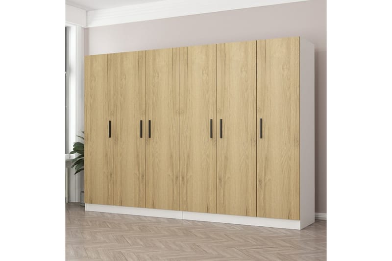 Garderobe Cambrian 270 cm - Valnøtt - Oppbevaring - Garderober & garderobesystem