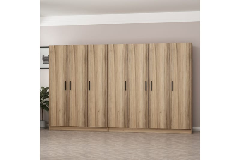 Garderobe Cambrian 315 cm - Eik - Oppbevaring - Garderober & garderobesystem