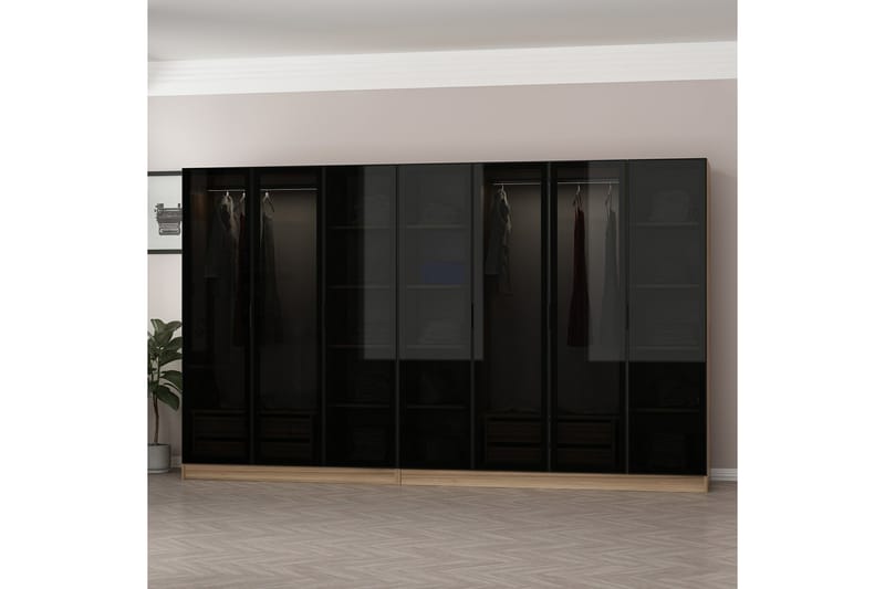 Garderobe Cambrian 315 cm - Eik - Oppbevaring - Garderober & garderobesystem