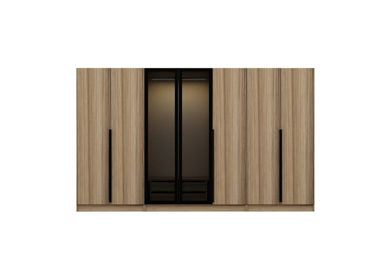 Garderobe Cambrian 315 cm - Eik - Oppbevaring - Garderober & garderobesystem