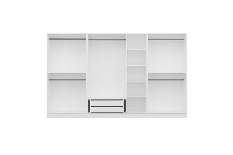 Garderobe Cambrian 315 cm - Hvit - Oppbevaring - Garderober & garderobesystem