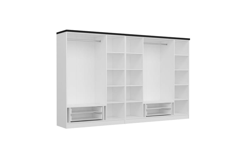 Garderobe Cambrian 315 cm - Hvit - Oppbevaring - Garderober & garderobesystem