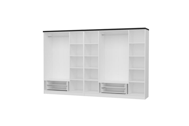 Garderobe Cambrian 315 cm - Hvit - Oppbevaring - Garderober & garderobesystem