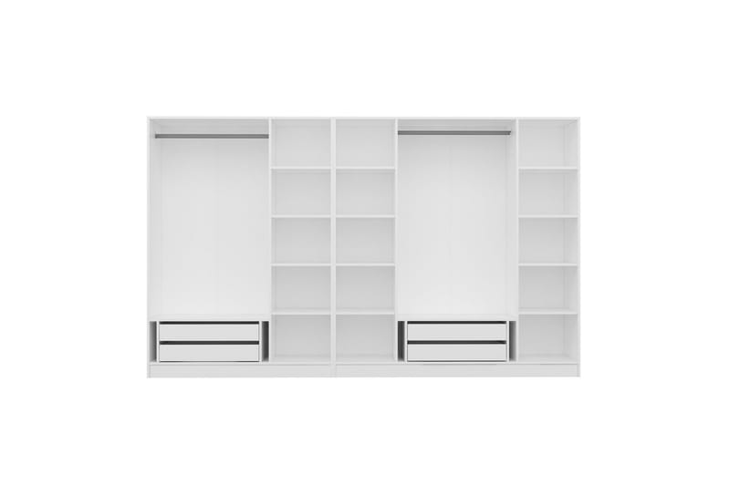 Garderobe Cambrian 315 cm - Hvit - Oppbevaring - Garderober & garderobesystem