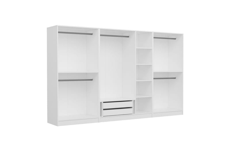 Garderobe Cambrian 315 cm - Hvit - Oppbevaring - Garderober & garderobesystem