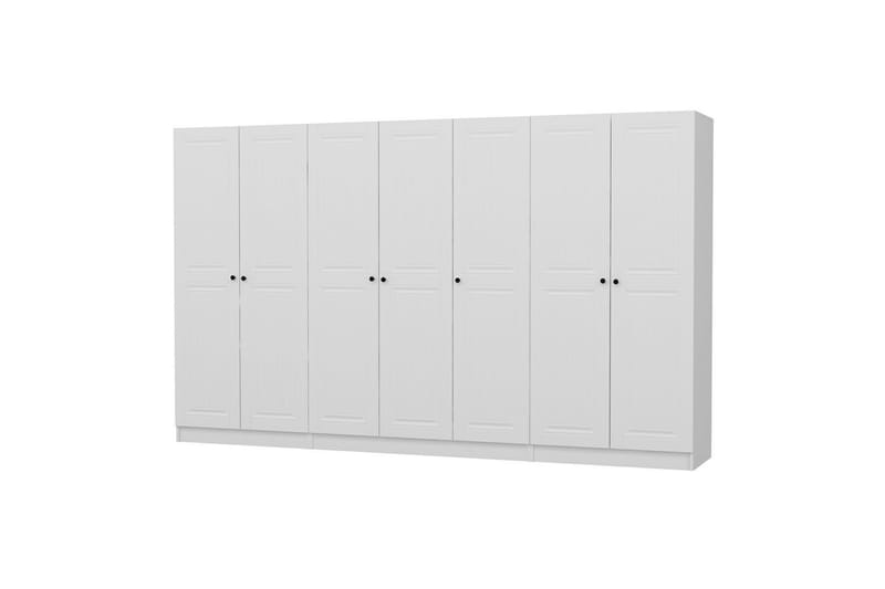 Garderobe Cambrian 315 cm - Hvit - Oppbevaring - Garderober & garderobesystem