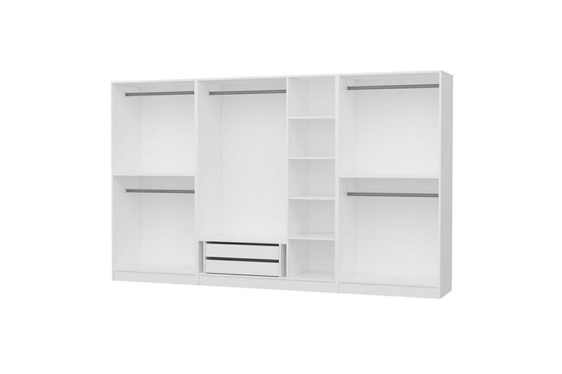 Garderobe Cambrian 315 cm - Hvit - Oppbevaring - Garderober & garderobesystem