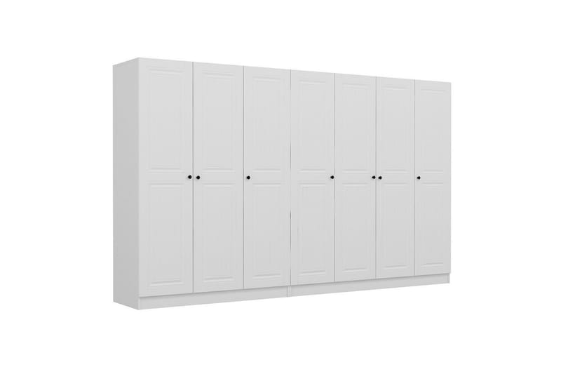 Garderobe Cambrian 315 cm - Hvit - Oppbevaring - Garderober & garderobesystem