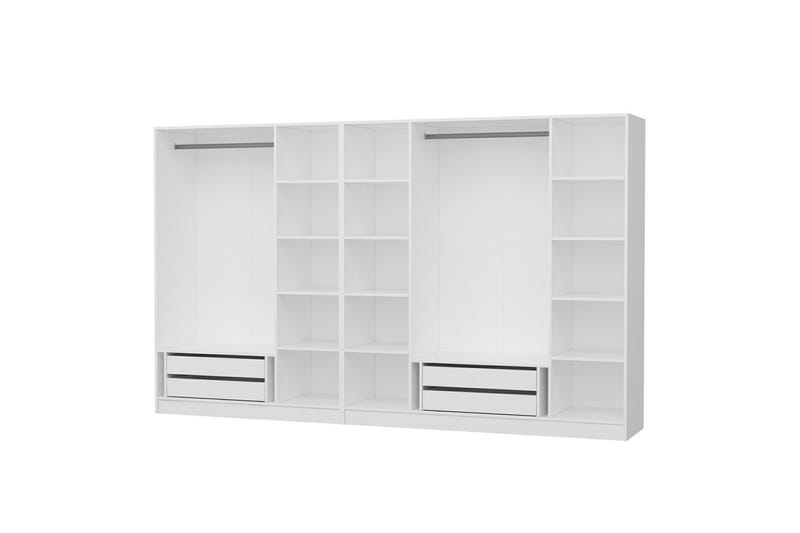 Garderobe Cambrian 315 cm - Hvit - Oppbevaring - Garderober & garderobesystem