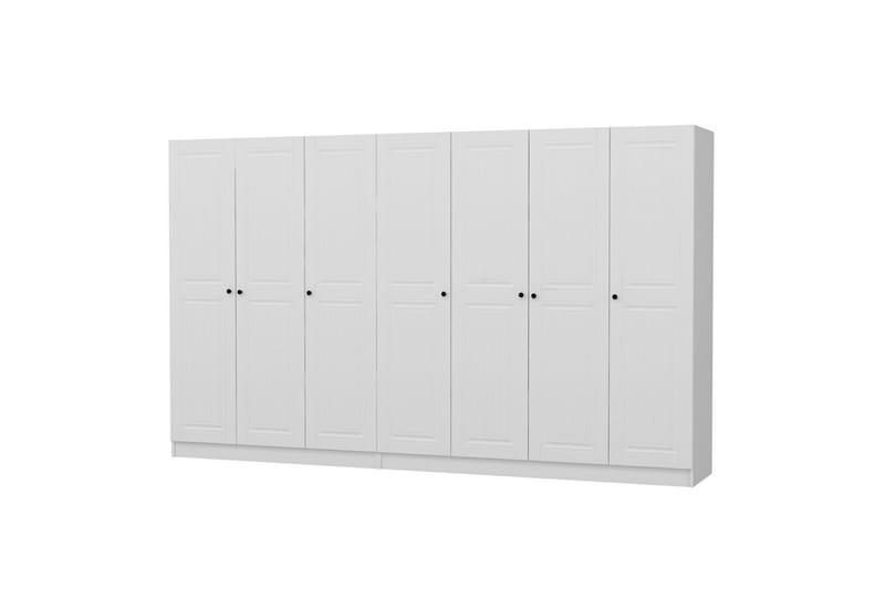 Garderobe Cambrian 315 cm - Hvit - Oppbevaring - Garderober & garderobesystem