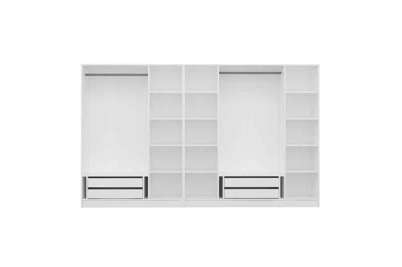 Garderobe Cambrian 315 cm - Hvit - Oppbevaring - Garderober & garderobesystem