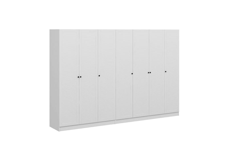 Garderobe Cambrian 315 cm - Hvit - Oppbevaring - Garderober & garderobesystem