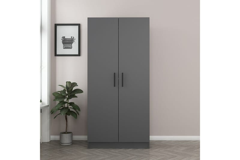 Garderobe Cambrian 90 cm - Antrasitt - Oppbevaring - Garderober & garderobesystem