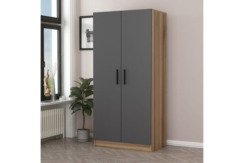 Garderobe Cambrian 90 cm - Antrasitt - Oppbevaring - Garderober & garderobesystem