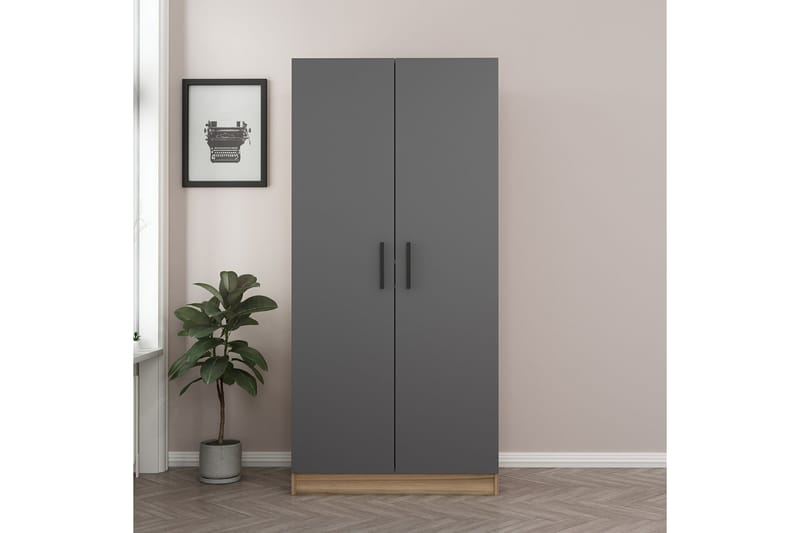 Garderobe Cambrian 90 cm - Antrasitt - Oppbevaring - Garderober & garderobesystem