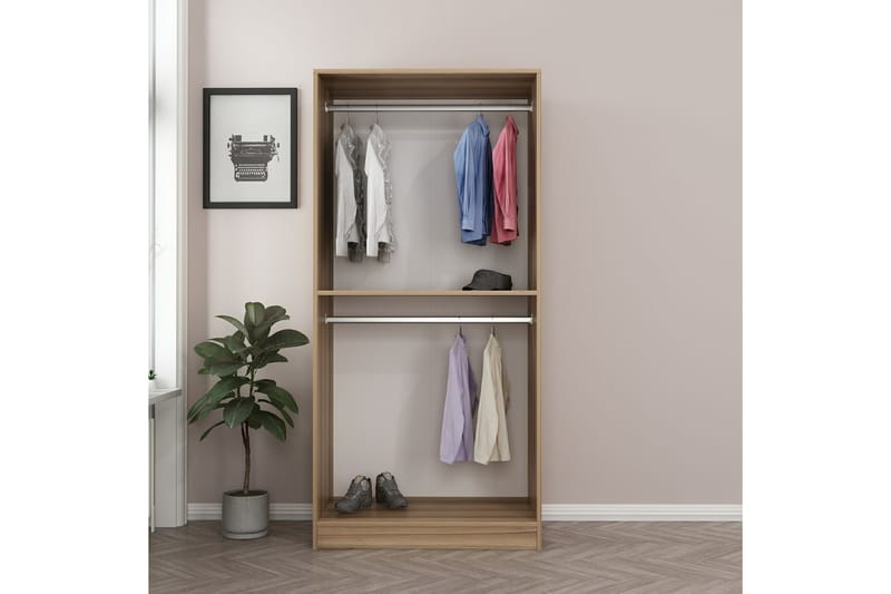 Garderobe Cambrian 90 cm - Antrasitt - Oppbevaring - Garderober & garderobesystem