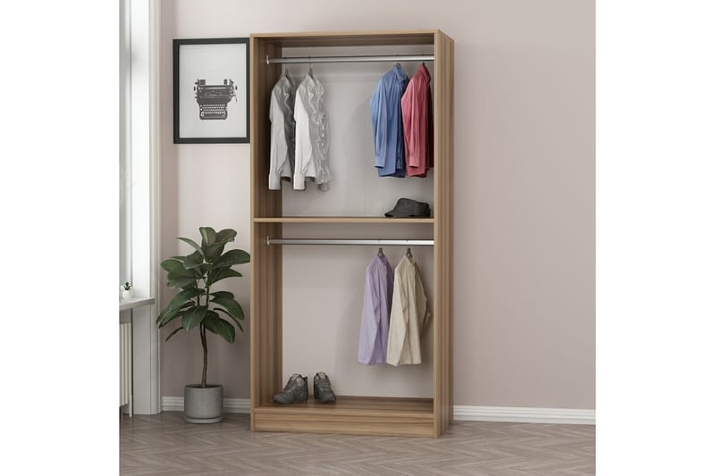 Garderobe Cambrian 90 cm - Antrasitt - Oppbevaring - Garderober & garderobesystem