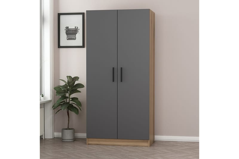 Garderobe Cambrian 90 cm - Antrasitt - Oppbevaring - Garderober & garderobesystem