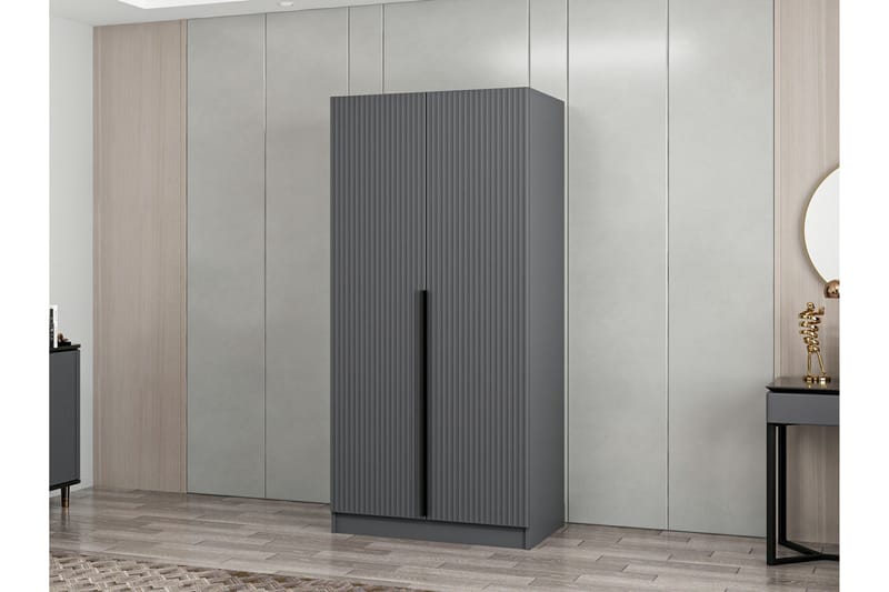 Garderobe Cambrian 90 cm - Antrasitt - Oppbevaring - Garderober & garderobesystem