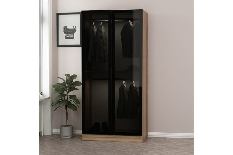 Garderobe Cambrian 90 cm - Brun - Oppbevaring - Garderober & garderobesystem