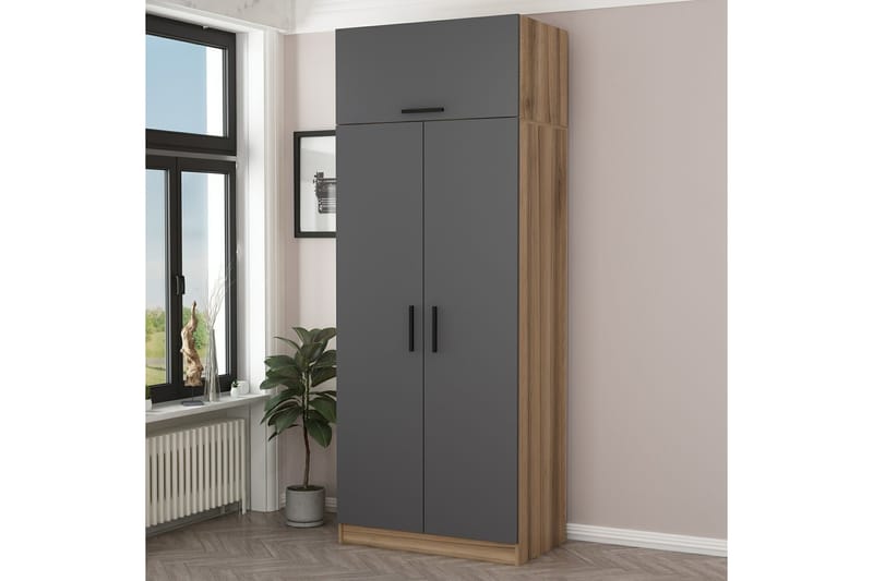 Garderobe Cambrian 90 cm - Brun - Oppbevaring - Garderober & garderobesystem