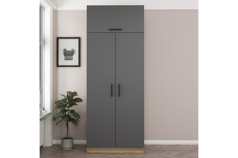 Garderobe Cambrian 90 cm - Brun - Oppbevaring - Garderober & garderobesystem