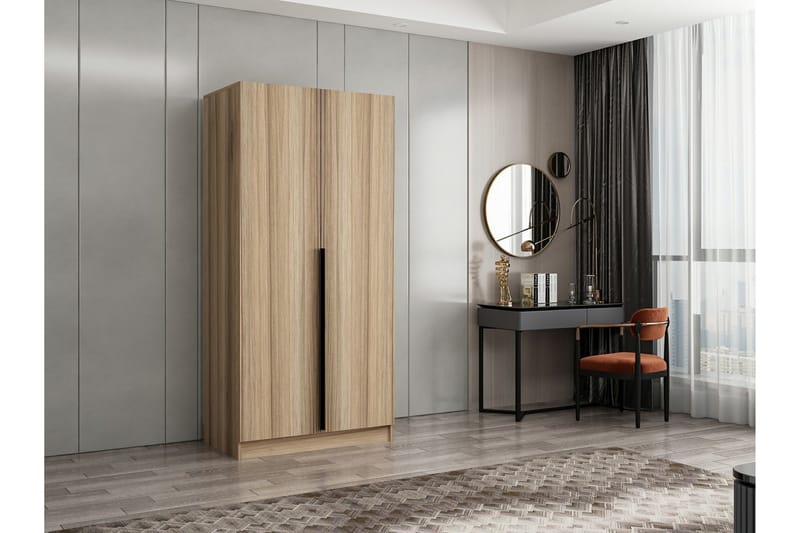 Garderobe Cambrian 90 cm - Eik - Oppbevaring - Garderober & garderobesystem