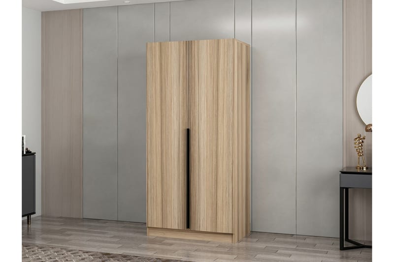 Garderobe Cambrian 90 cm - Eik - Oppbevaring - Garderober & garderobesystem