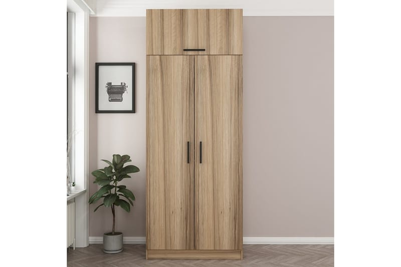 Garderobe Cambrian 90 cm - Eik - Oppbevaring - Garderober & garderobesystem