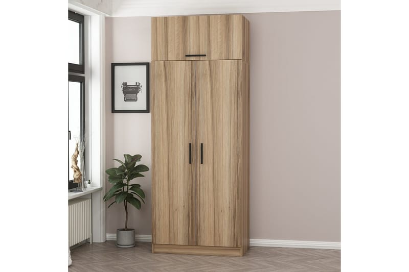 Garderobe Cambrian 90 cm - Eik - Oppbevaring - Garderober & garderobesystem