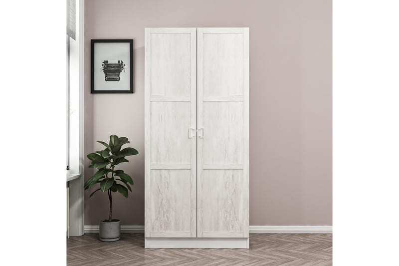 Garderobe Cambrian 90 cm - Hvit - Oppbevaring - Garderober & garderobesystem