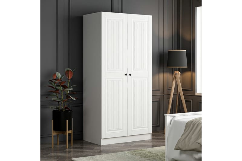 Garderobe Cambrian 90 cm - Hvit - Oppbevaring - Garderober & garderobesystem