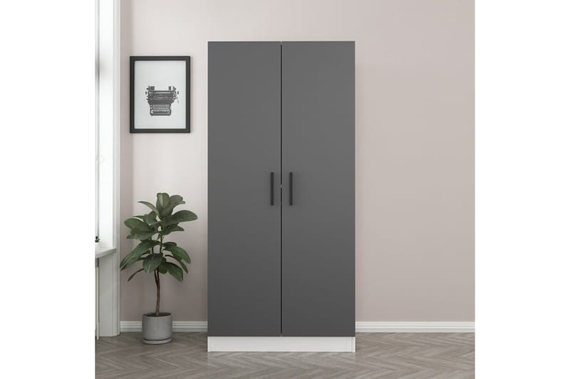 Garderobe Cambrian 90 cm - Hvit - Oppbevaring - Garderober & garderobesystem